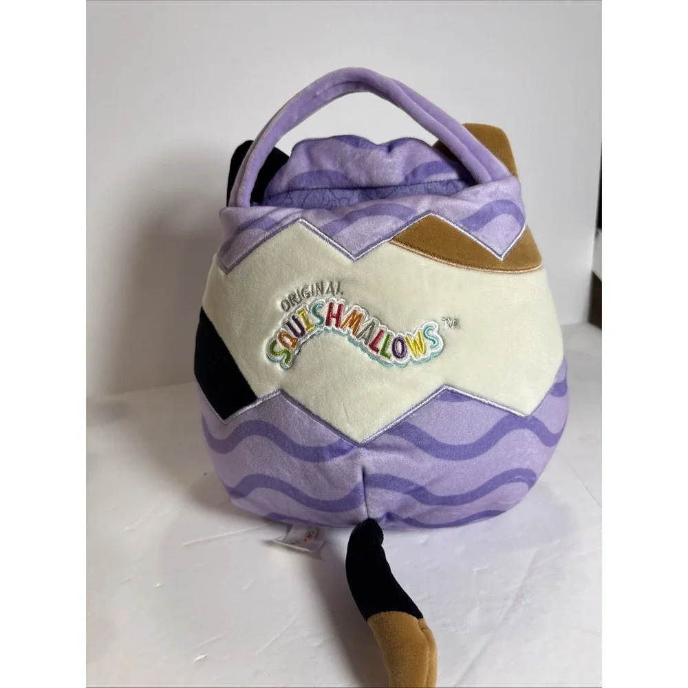 Original Squishmallows Cam‎ Easter Basket Cat Purple White Kitten